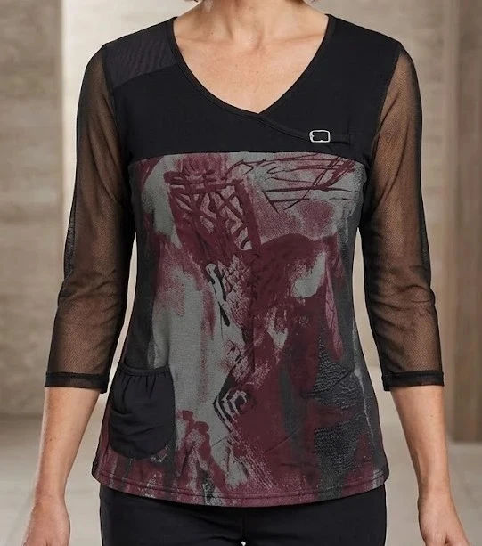 T shirt manches en voile marque DPM taille 42
